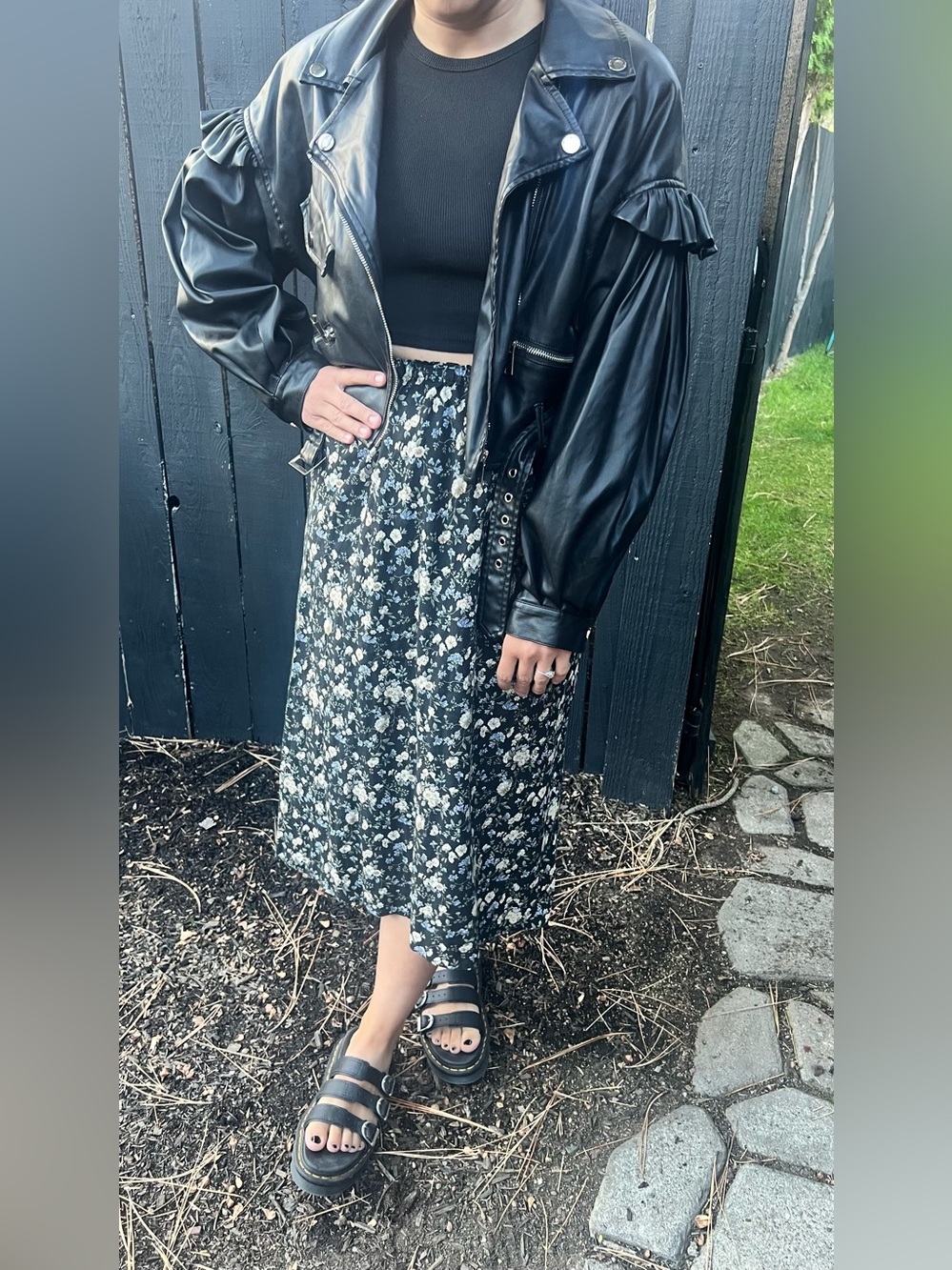 Floral vintage skirt